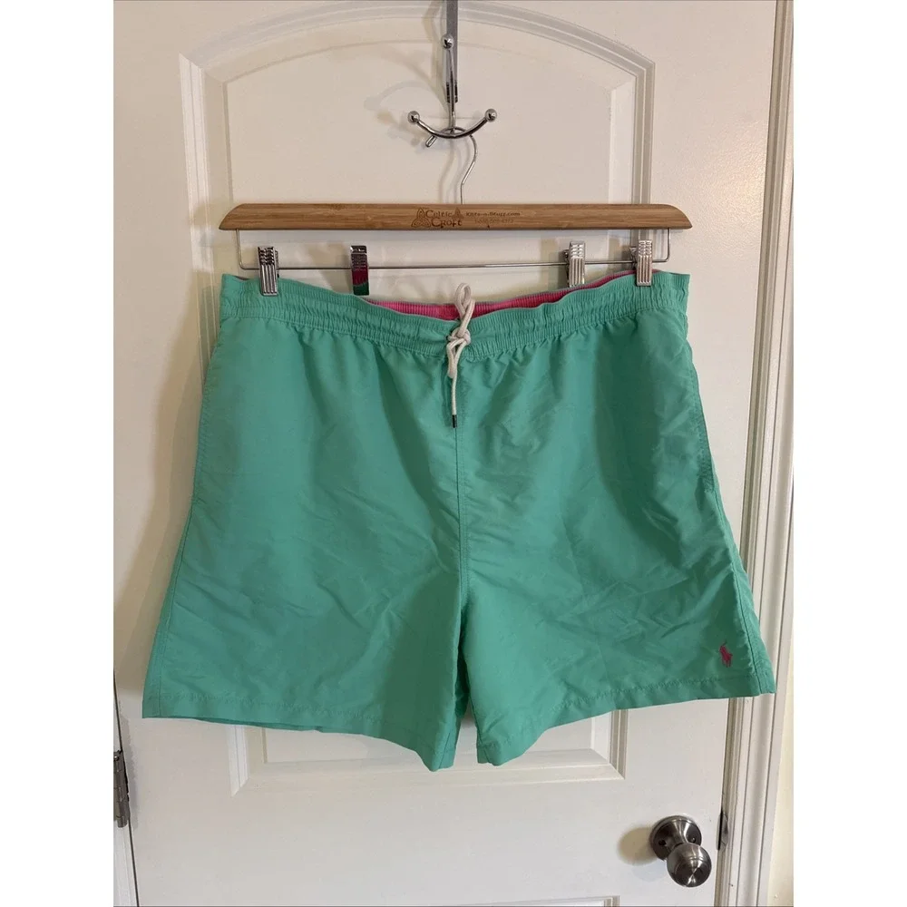 Polo Ralph Lauren Traveler Swim Shorts Turquoise 2XB No Lining